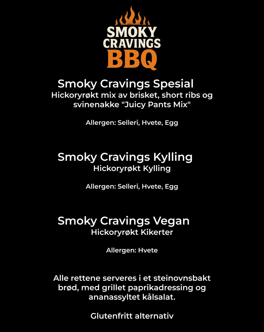 Smoky Cravings Meny